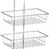 WENKO Doucherek Nivala 3-laags Chroom - Doucherek Zonder Boren - Doucherek Hangend -Badkamer Accessoires Winkel 626x1200