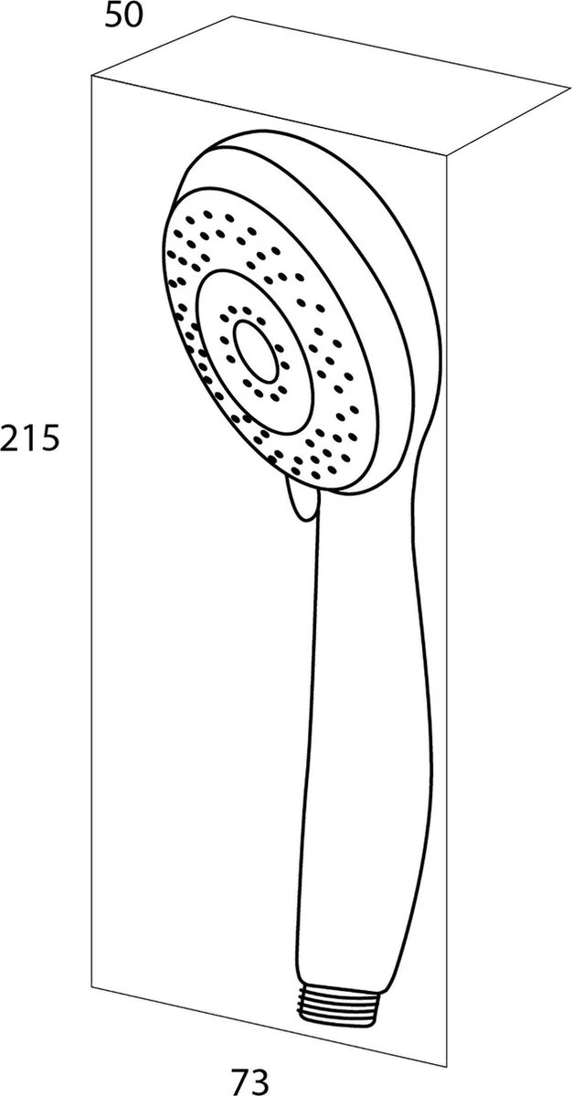 Tiger Valencia Handdouche - Douchekop Ø 8 Cm - Tot 40% Waterbesparend - 3 Standen - Chroom 8 Tiger Valencia Handdouche - Douchekop Ø 8 Cm - Tot 40% Waterbesparend - 3 Standen - Chroom - Afbeelding 6