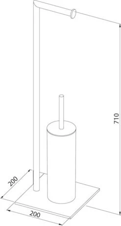 Sealskin Tube - Toiletbutler - Toiletrolhouder - Toiletborstel Met Houder - Vrijstaand - Zwart 15 Sealskin Tube - Toiletbutler - Toiletrolhouder - Toiletborstel Met Houder - Vrijstaand - Zwart -Badkamer Accessoires Winkel 643x1200