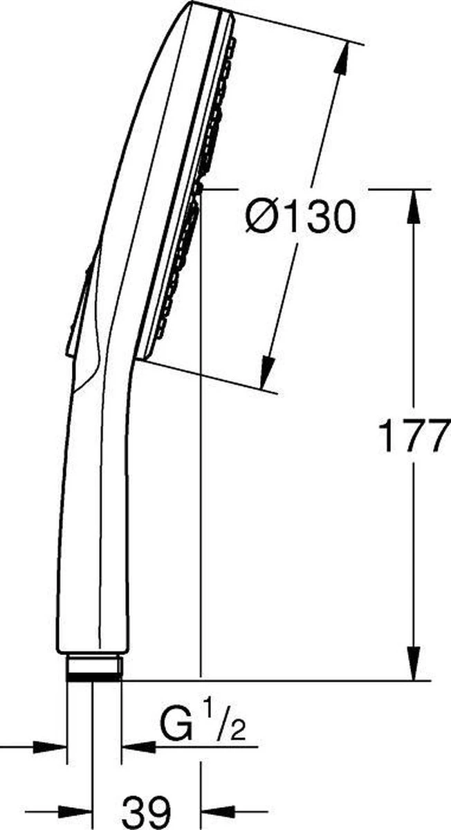 GROHE Rainshower SmartActive 130 Douchekop - Ø 13 Cm - EcoJoy® - 3 Straalsoorten - 26574000 4 GROHE Rainshower SmartActive 130 Douchekop - Ø 13 Cm - EcoJoy® - 3 Straalsoorten - 26574000 - Afbeelding 2