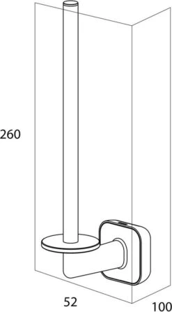 Tiger Carv - Reserverolhouder - Zwart -Badkamer Accessoires Winkel 663x1200 1