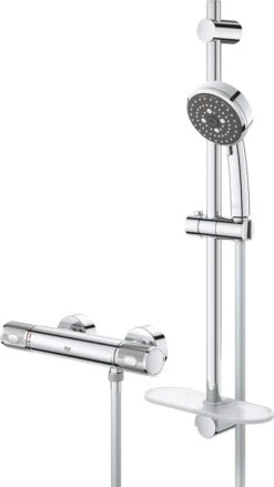 GROHE QuickFix Precision Feel Thermostatische Douchekraan - Met Glijstangset - EcoJoy - CoolTouch - Chroom - 34791000 17 GROHE QuickFix Precision Feel Thermostatische Douchekraan - Met Glijstangset - EcoJoy - CoolTouch - Chroom - 34791000 -Badkamer Accessoires Winkel 675x1200