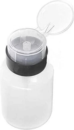 Doodadeals® Pompflesje - 2 Stuks X 220 Ml - Navulbaar - Pompfles - Pompflacon Leeg - 2x Pomp Dispenser - Voor Nagellak Remover - Make-up Remover - Alcohol -Badkamer Accessoires Winkel 686x1200 1