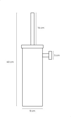 LIVINQ Toilet Borstel Houder Chroom - Wc Borstel Houder - Toiletborstelhouder Hangend -Badkamer Accessoires Winkel 730x1200