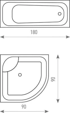 Tatkraft Seagulls - Luxe Waterdicht Douchegordijn - Met GRATIS 12 Ringen - Anti-Schimmel Badkamer Douche Gordijn - Sneldrogend & Anti Schimmel - Wasbaar & Duurzaam Shower Curtain - 100% Polyester - Meeuwen Design - 180X180 CM -Badkamer Accessoires Winkel 749x1200 1