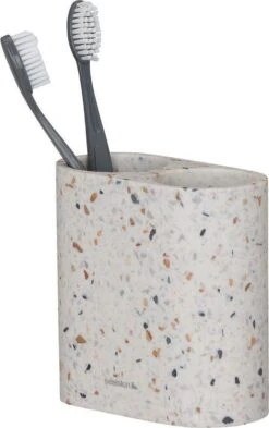 Sealskin Blend Tandenborstelhouder Dubbel Vrijstaand - Terrazzo -Badkamer Accessoires Winkel 755x1200 2