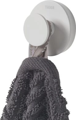 Tiger Urban - Handdoekhaak Groot (1x) - ø 5 Cm - Inclusief 2 Decorringen - Wit -Badkamer Accessoires Winkel 760x1200 1