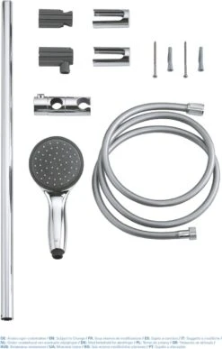 GROHE QuickFix Vitalio Start II Doucheset - Waterbesparende Handdouche - ø 10 Cm - Glijstang 60 Cm - Doucheslang 175 Cm -Badkamer Accessoires Winkel 765x1200 3