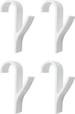 4x Handdoek Haak - Kleding Haak Voor Radiator - Radiatorhaakje - Handdoek Houder Hangend Aan Verwarming - Badkamer Haken Hangend - Ophanghaakjes - Wit -Badkamer Accessoires Winkel 797x1200