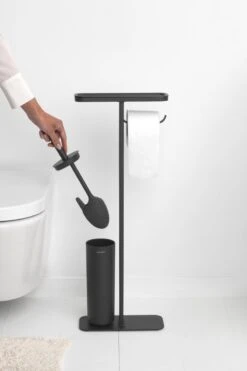 Brabantia MindSet Toiletbutler - Mineral Infinite Grey -Badkamer Accessoires Winkel 800x1200 14
