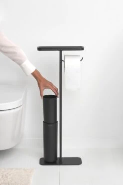 Brabantia MindSet Toiletbutler - Mineral Infinite Grey -Badkamer Accessoires Winkel 800x1200 17
