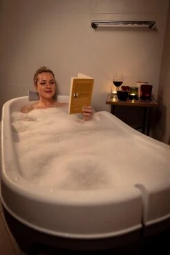 HelloBath Opvouwbaar Zitbad - Bath Bucket - 148cm - 220L - Extra Lang - Incl. Badkussen & Opberghoes -Badkamer Accessoires Winkel 800x1200 47