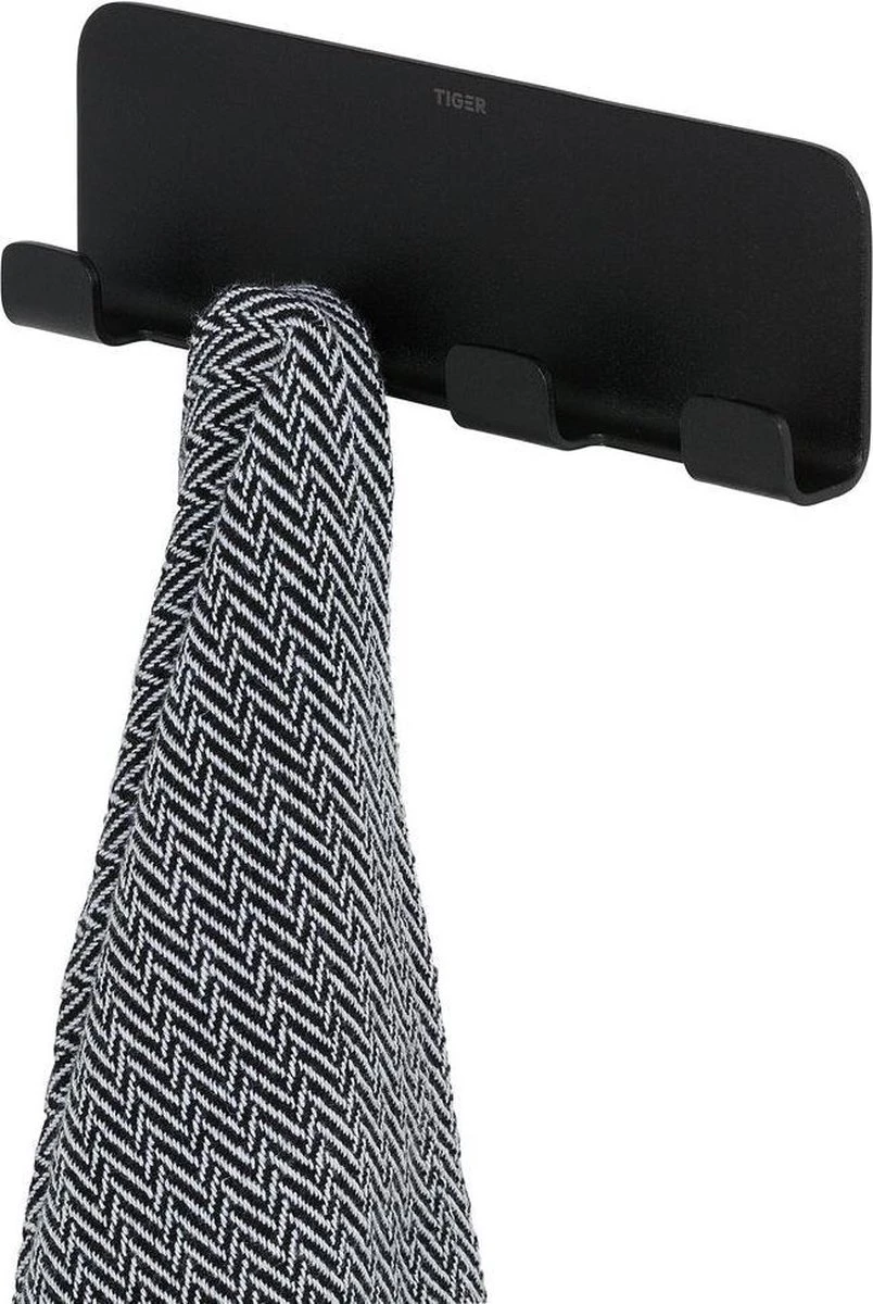 Tiger Colar - Handdoekhaak Multi - Zwart 3 Tiger Colar - Handdoekhaak Multi - Zwart