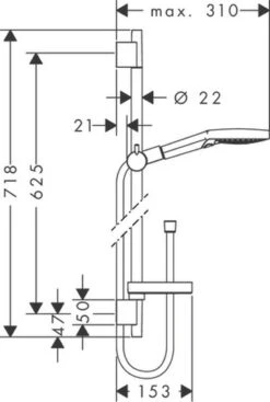 Hansgrohe Raindance Select S Doucheset 120 3jet PowderRain Met Unica'S Puro Glijstang 65 Cm Chroom 34 Hansgrohe Raindance Select S Doucheset 120 3jet PowderRain Met Unica'S Puro Glijstang 65 Cm Chroom -Badkamer Accessoires Winkel 808x1200 2