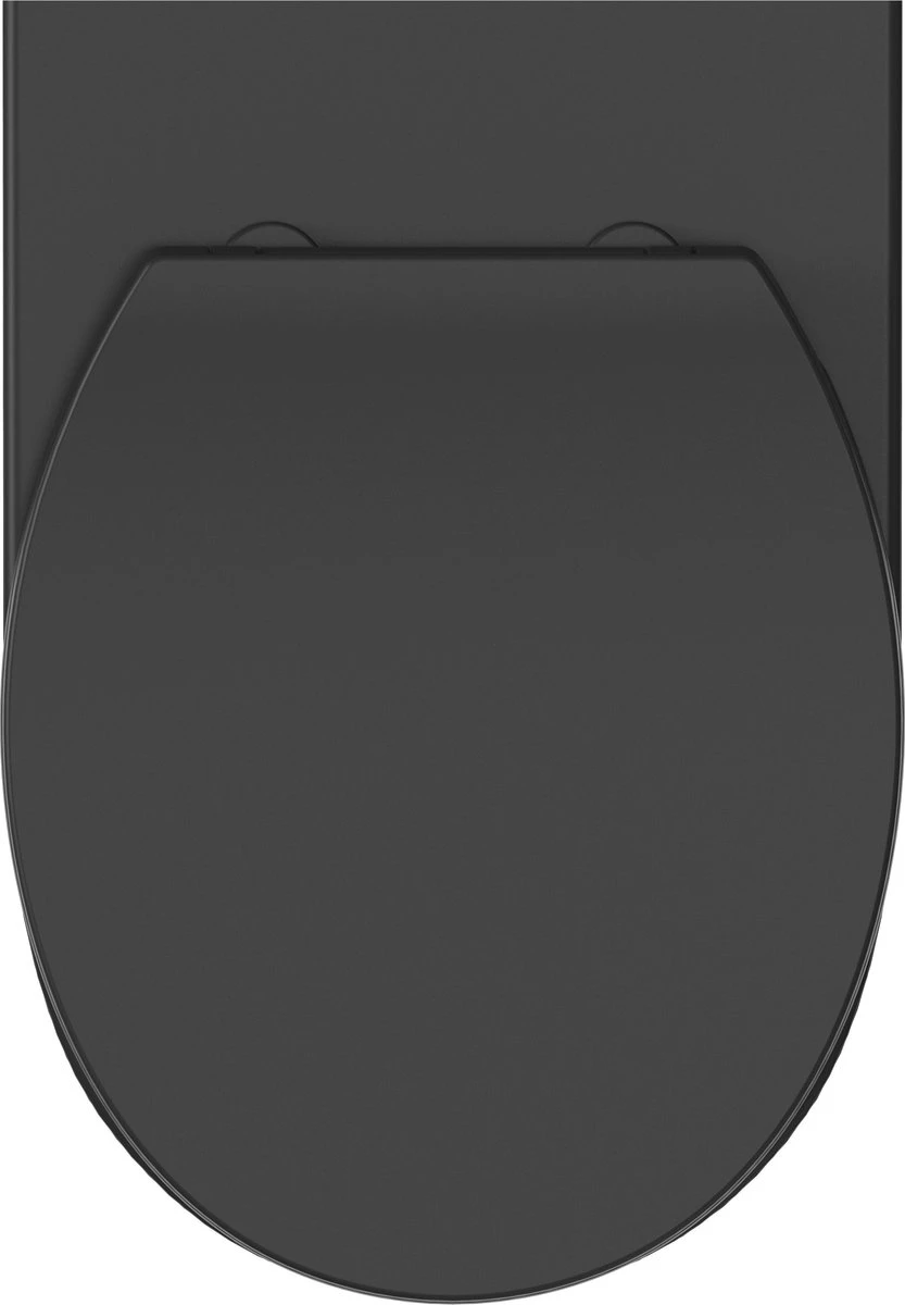 Viidako – Paskii Toiletpot – Mat Zwart – Design - Rimless – INCLUSIEF Softclose Zitting – Quick Release - Hangend/zwevend Toilet 11 Viidako – Paskii Toiletpot – Mat Zwart – Design - Rimless – INCLUSIEF Softclose Zitting – Quick Release - Hangend/zwevend Toilet - Afbeelding 9