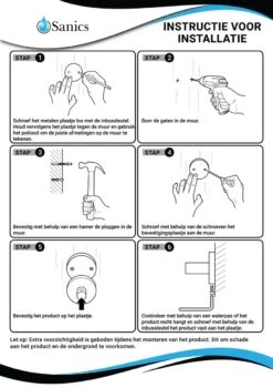 Sanics Toiletrolhouder Zwart Met Klep - WC Rolhouder RVS Inclusief Montage Set - Closetrolhouder -Badkamer Accessoires Winkel 848x1200 1