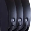 Aquathof, Zeepdispenser, Mat Zwart, 3 Kamer, 3 Reservoirs, 3x350ml, Hangend, Wandmontage -Badkamer Accessoires Winkel 875x1200