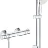 GROHE Grohtherm 800 Thermostatische Douchekraan - Met Doucheset - EcoJoy®- Chroom - 34565001 -Badkamer Accessoires Winkel 884x1200