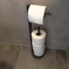 Luxe Toiletrolhouder - Toiletrolstandaard - Geschikt Voor 4 Wc Rollen - Metaal Zwart -Badkamer Accessoires Winkel 900x1200 7