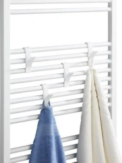 4x Handdoek Haak - Kleding Haak Voor Radiator - Radiatorhaakje - Handdoek Houder Hangend Aan Verwarming - Badkamer Haken Hangend - Ophanghaakjes - Wit -Badkamer Accessoires Winkel 902x1200 1