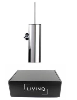 LIVINQ Toilet Borstel Houder Chroom - Wc Borstel Houder - Toiletborstelhouder Hangend -Badkamer Accessoires Winkel 919x1200