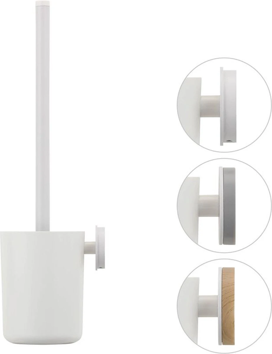 Tiger Urban - Toiletborstel Met Houder - Wit 6 Tiger Urban - Toiletborstel Met Houder - Wit - Afbeelding 4
