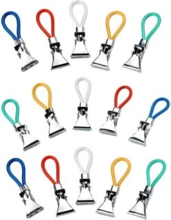 Merkloos Benson Handdoekhouders - Handdoekclips - 15 Stuks