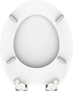 SCHÜTTE WC-Bril 84100 WHITE - MDF-Hout - Soft Close - Verchroomde Scharnieren - Gelakt - Wit -Badkamer Accessoires Winkel 961x1200 2