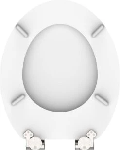 SCHÜTTE WC-Bril 84100 WHITE - MDF-Hout - Soft Close - Verchroomde Scharnieren - Gelakt - Wit -Badkamer Accessoires Winkel 962x1200 6