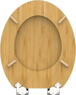 SCHÜTTE WC-Bril 81101 NATURAL BAMBOO - Massief Bamboe - Soft Close - Verchroomde Scharnieren -Badkamer Accessoires Winkel 966x1200 2