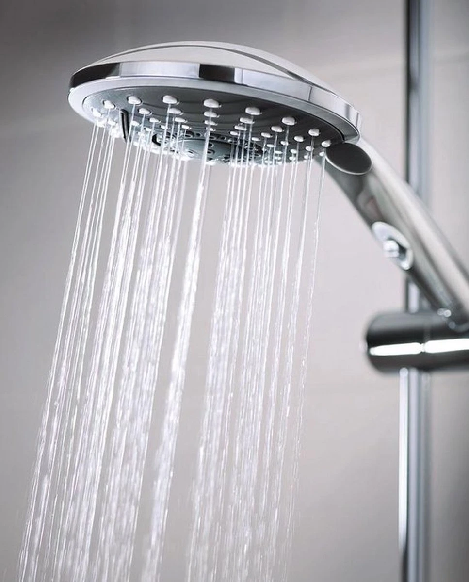 SCHÜTTE Niagara Handdouche - Douchekop Ø 15 Cm - 5 Standen - Watervaluitloop - Waterstop - Chroom 7 SCHÜTTE Niagara Handdouche - Douchekop Ø 15 Cm - 5 Standen - Watervaluitloop - Waterstop - Chroom - Afbeelding 5