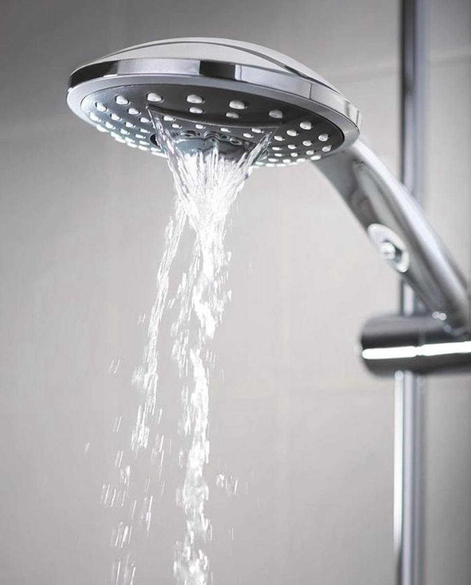 SCHÜTTE Niagara Handdouche - Douchekop Ø 15 Cm - 5 Standen - Watervaluitloop - Waterstop - Chroom 8 SCHÜTTE Niagara Handdouche - Douchekop Ø 15 Cm - 5 Standen - Watervaluitloop - Waterstop - Chroom - Afbeelding 6