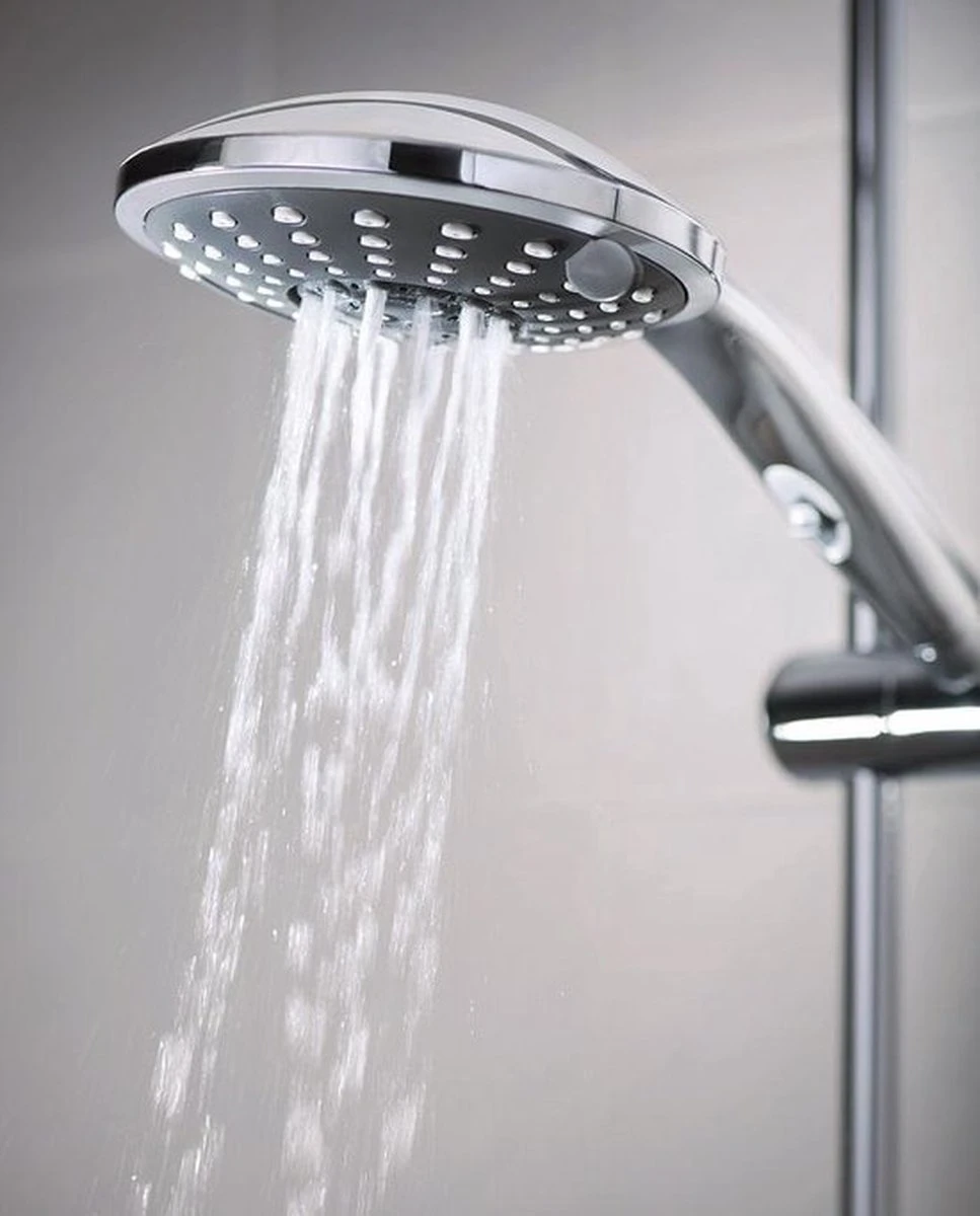 SCHÜTTE Niagara Handdouche - Douchekop Ø 15 Cm - 5 Standen - Watervaluitloop - Waterstop - Chroom 10 SCHÜTTE Niagara Handdouche - Douchekop Ø 15 Cm - 5 Standen - Watervaluitloop - Waterstop - Chroom - Afbeelding 8