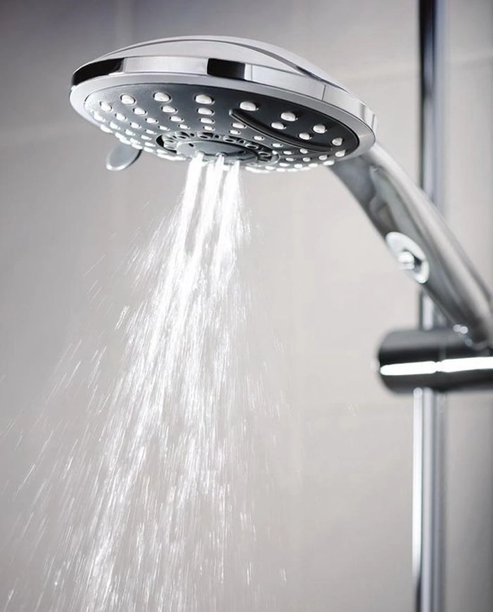 SCHÜTTE Niagara Handdouche - Douchekop Ø 15 Cm - 5 Standen - Watervaluitloop - Waterstop - Chroom 11 SCHÜTTE Niagara Handdouche - Douchekop Ø 15 Cm - 5 Standen - Watervaluitloop - Waterstop - Chroom - Afbeelding 9