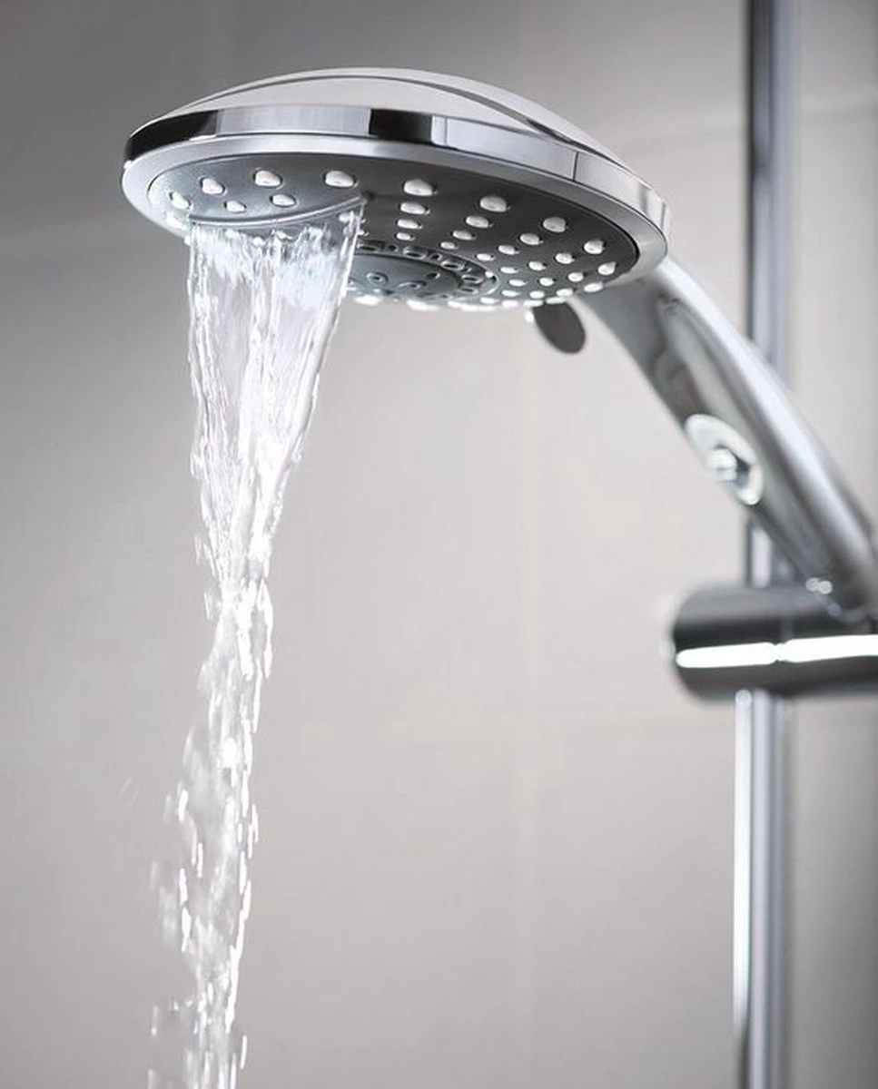 SCHÜTTE Niagara Handdouche - Douchekop Ø 15 Cm - 5 Standen - Watervaluitloop - Waterstop - Chroom 6 SCHÜTTE Niagara Handdouche - Douchekop Ø 15 Cm - 5 Standen - Watervaluitloop - Waterstop - Chroom - Afbeelding 4