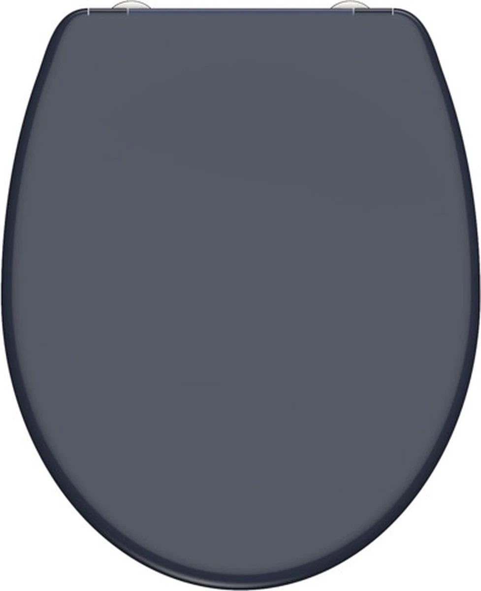 SCHÜTTE WC-Bril 82304 ANTHRAZIT - Duroplast - Soft Close - Afklikbaar - RVS-Scharnieren - Gelakt - Antraciet 14 SCHÜTTE WC-Bril 82304 ANTHRAZIT - Duroplast - Soft Close - Afklikbaar - RVS-Scharnieren - Gelakt - Antraciet - Afbeelding 12