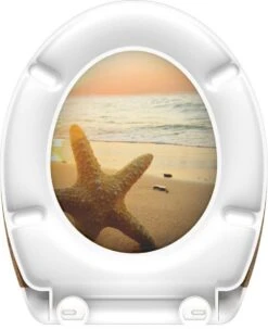 SCHÜTTE WC-Bril 82373 SEA STAR - Duroplast - Soft Close - Afklikbaar - RVS-Scharnieren - Decor - 3-zijdige Print -Badkamer Accessoires Winkel 977x1200 22