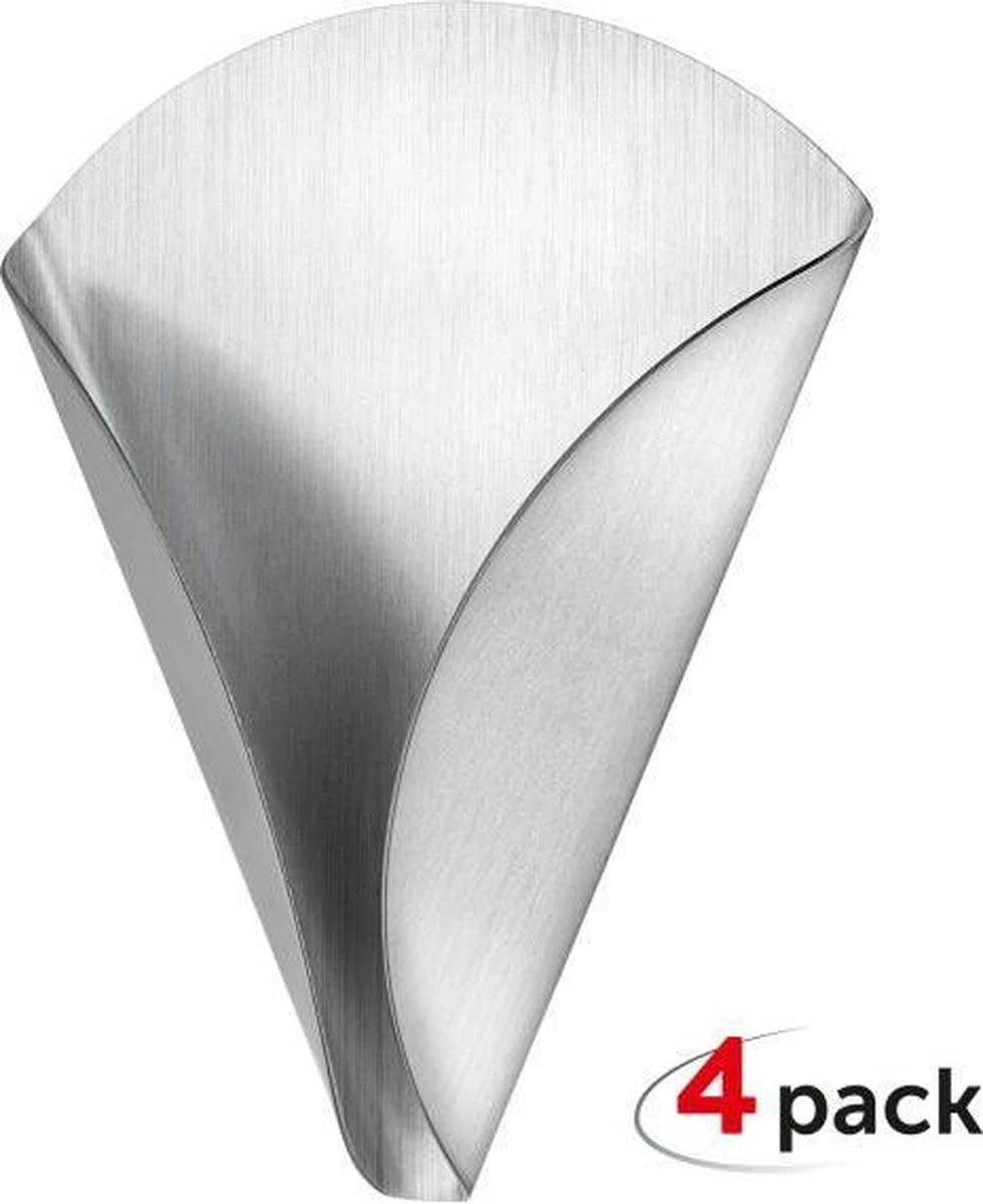 Zelfklevende Handdoekhouder Haakjes Set - Wand Ophang Haak Zelfklevend -Handdoekklem Keuken Ophanghaak Zonder Boren - Wand Theedoek / Handdoek Klem Houder - RVS - Set Van 4 Stuks - EVA 5 Zelfklevende Handdoekhouder Haakjes Set - Wand Ophang Haak Zelfklevend -Handdoekklem Keuken Ophanghaak Zonder Boren - Wand Theedoek / Handdoek Klem Houder - RVS - Set Van 4 Stuks - EVA - Afbeelding 3