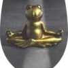 SCHÜTTE WC-Bril 82581 RELAXING FROG - High Gloss - Duroplast - Soft Close - Afklikbaar - RVS-Scharnieren - Decor - 1-zijdige Print -Badkamer Accessoires Winkel 996x1200 4