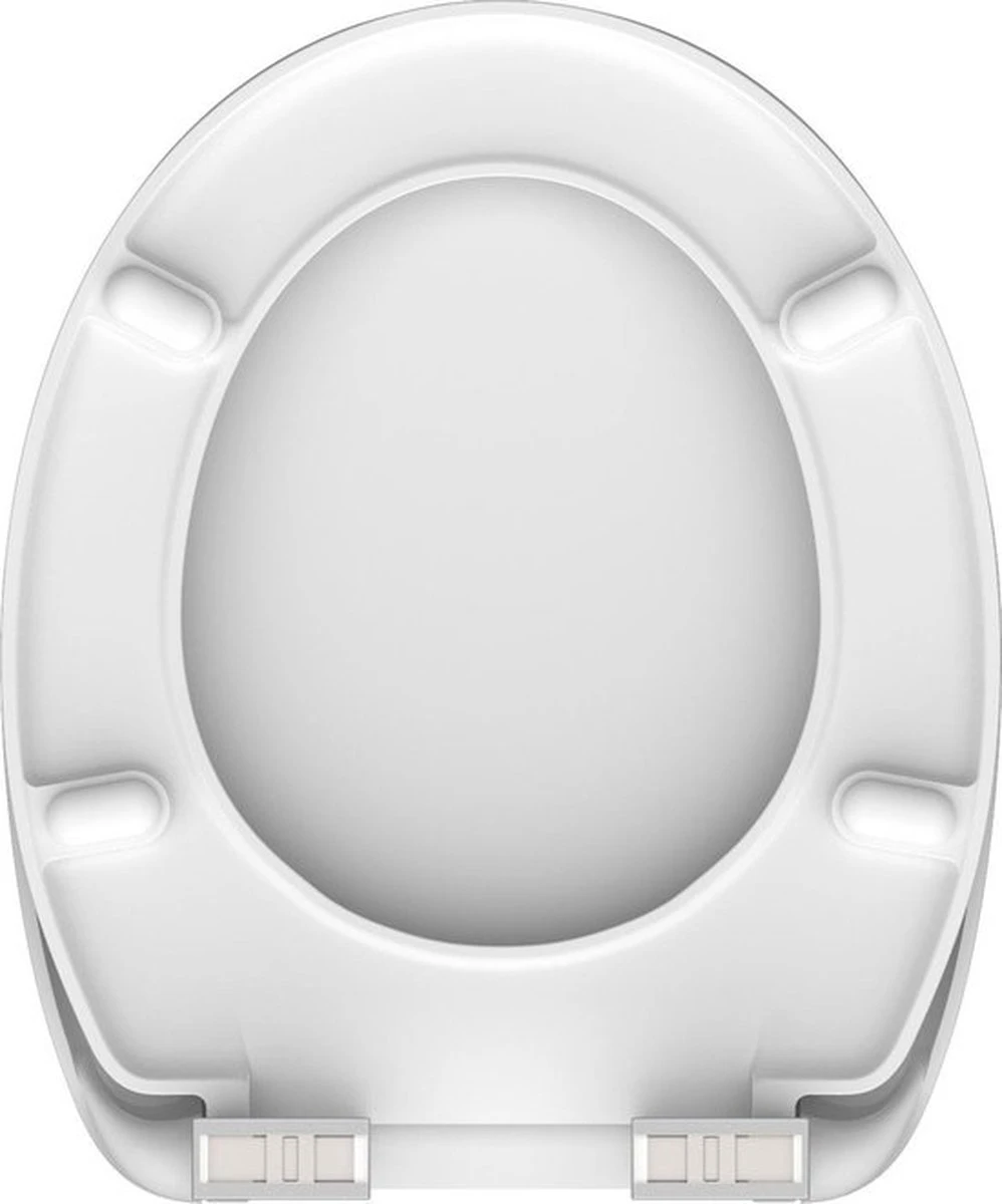 SCHÜTTE WC-Bril 82155 INDUSTRIAL GREY - Duroplast - Soft Close - Verchroomde Scharnieren - Decor - 1-zijdige Print 10 SCHÜTTE WC-Bril 82155 INDUSTRIAL GREY - Duroplast - Soft Close - Verchroomde Scharnieren - Decor - 1-zijdige Print - Afbeelding 8